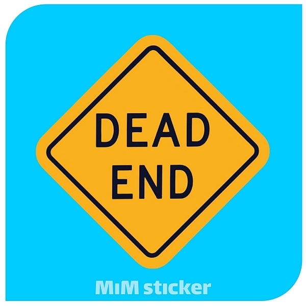 استیکر  DEAD END