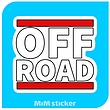 استیکر OFF-ROAD