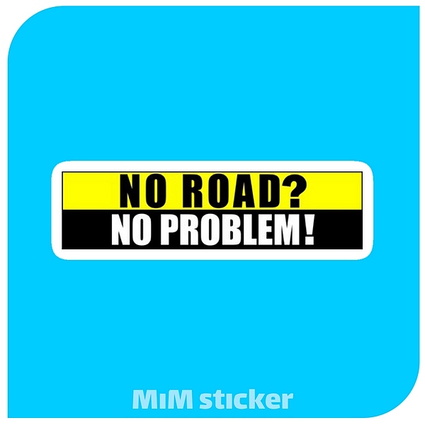 استیکر NO road ؟