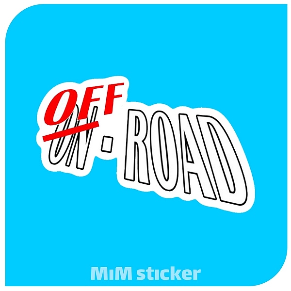 استیکر OFF-ROAD