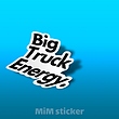 استیکر Big Truck Energy