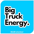 استیکر Big Truck Energy