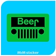 استیکر BEER