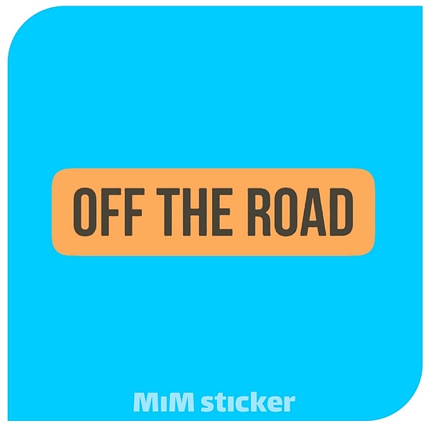 استیکر OFF-ROAD
