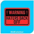 استیکر Warning 