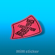 استیکر BACK OFF 