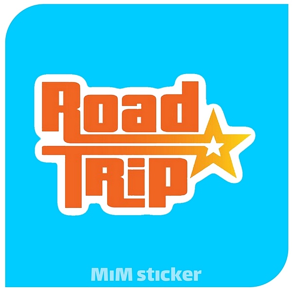 استیکر ROAD TRIP