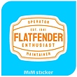 استیکر Flatfender