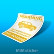 استیکر Warning 