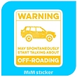 استیکر Warning 