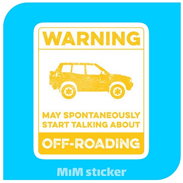 استیکر Warning 