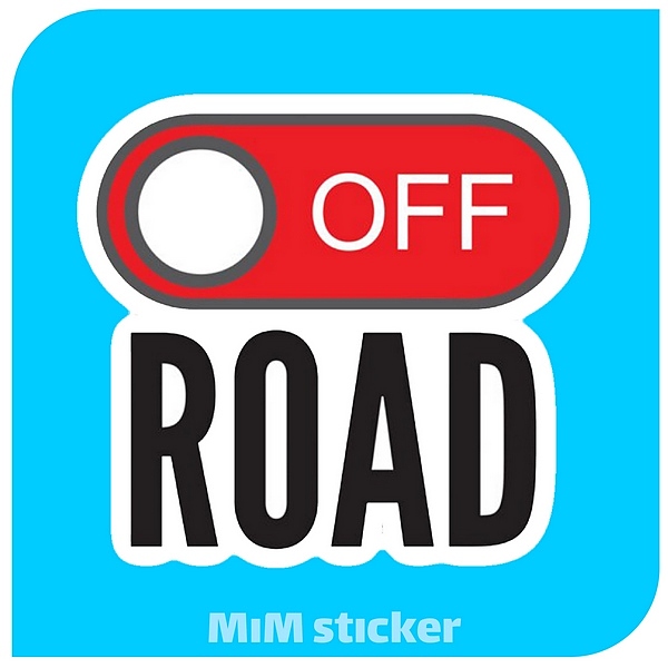 استیکر OFF-ROAD 