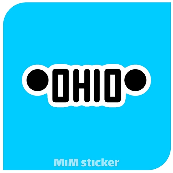 استیکر OHIO
