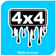 استیکر 4X4