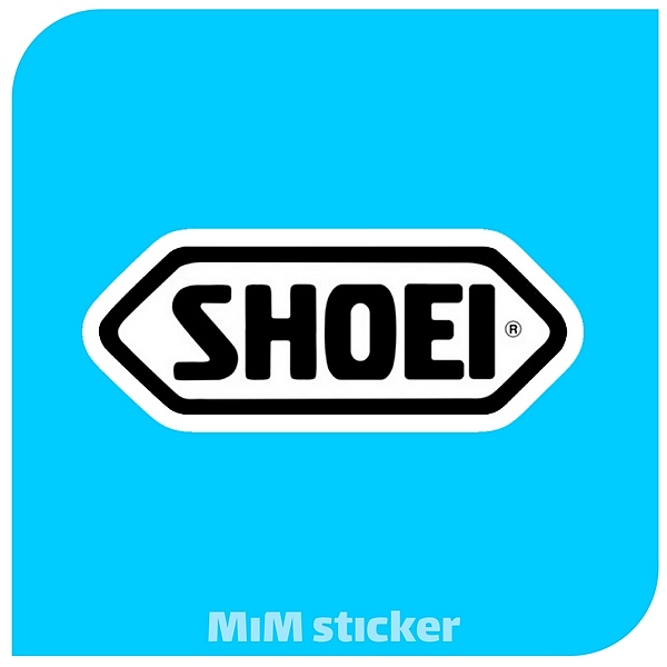 استیکر لوگو کلاه کاسکت SHOEI 