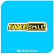 استیکر Fake smile