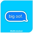 استیکر text