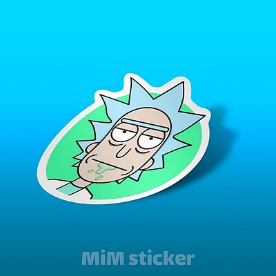 استیکر Rick and Morty