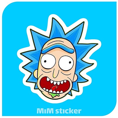 استیکر Rick and Morty 