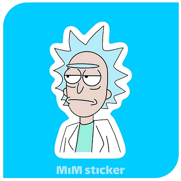 استیکر Rick and Morty