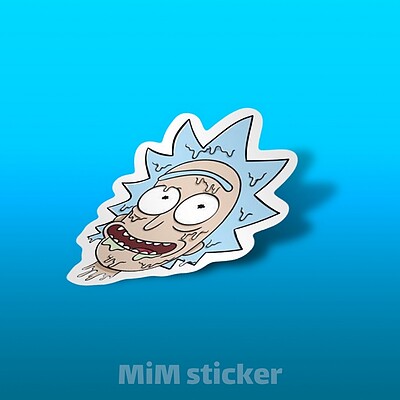 استیکر Rick and Morty