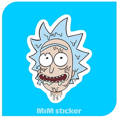 استیکر Rick and Morty