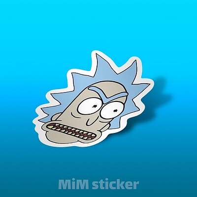 استیکر Rick and Morty 