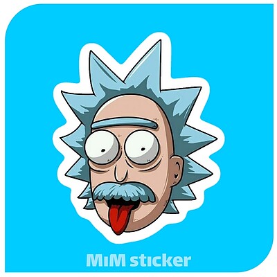 استیکر Rick and Morty