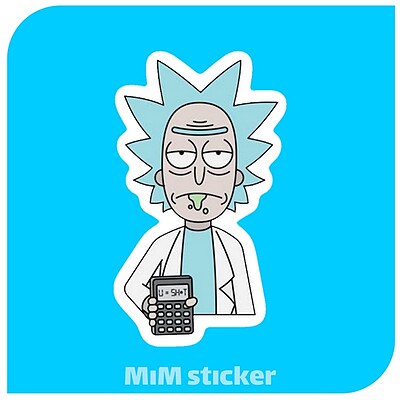 استیکر Rick and Morty 