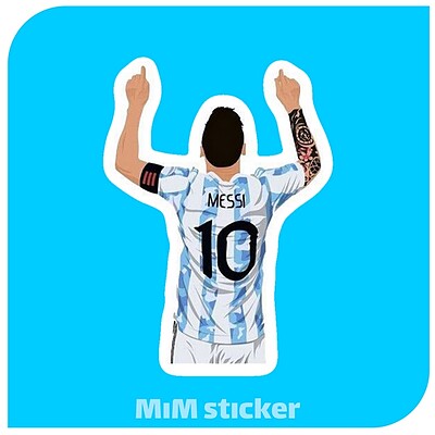 استیکر messi