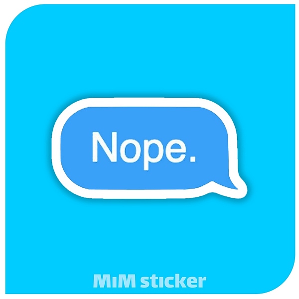 استیکر text