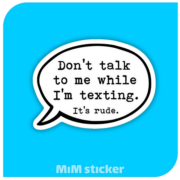 استیکر text