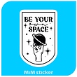 لیبل Be your space 