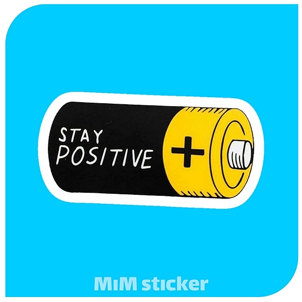 لیبل stay positive