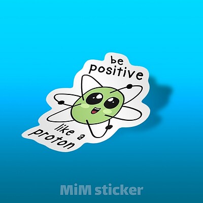 لیبل Be positive 