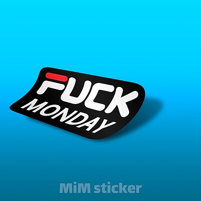 استیکر Fuck Monday