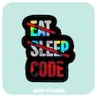 استیکر متالایز Code