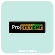 استیکر متالایز Programmer
