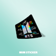 استیکر متالایز  BTS