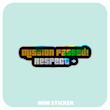 استیکر متالایز mission passed