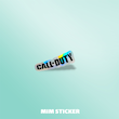 استیکر متالایز کال آف دیوتی CALL OF DUTY