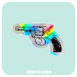 استیکر متالایز GUN