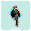 استیکر متالایز captain price