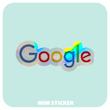 استیکر متالایز لوگو GOOGLE
