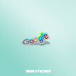 استیکر متالایز لوگو GOOGLE