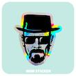 استیکر متالایز Walter white
