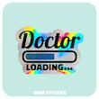 استیکر متالایز Doctor