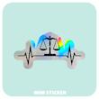 استیکر متالایز Law scales