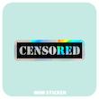 استیکر متالایز CENSORED