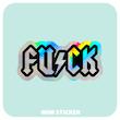 استیکر متالایز FUCK